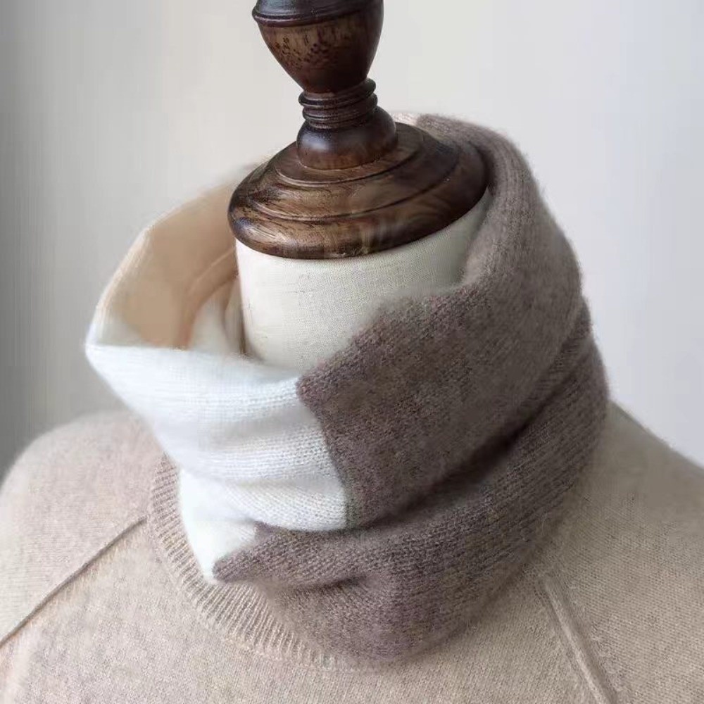 ソフトスプライシングカラーアンダーカラーマフラー 防風ストレ - Infinity Scarf Knit のレビューと価格